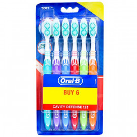 Oral-B Cavity Defence 123 Toothbrush-6 No. 1Pack
